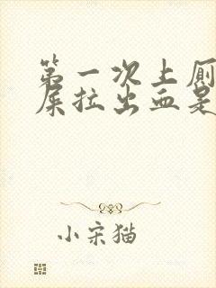 第一次上厕所拉屎拉出血是什么原因