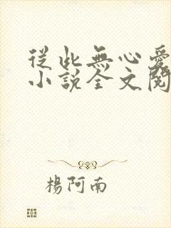 从此无心爱良夜小说全文阅读