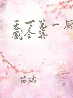 天下第一厨神短剧全集