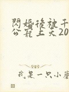 闪婚后被千亿老公宠上天20