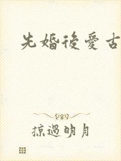 先婚后爱古言文