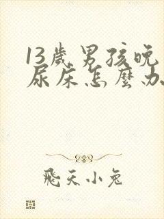 13岁男孩晚上尿床怎么办