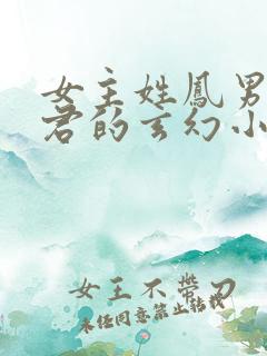 女主姓凤男主姓君的玄幻小说