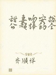 甜妻吻安总裁老公超棒的全文免费