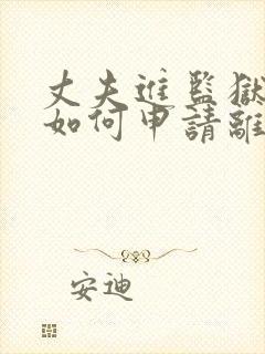 丈夫进监狱妻子如何申请离婚