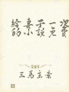 给妻子一次恋爱的小说免费阅读