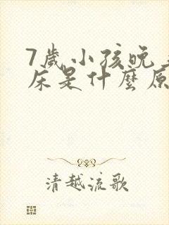 7岁小孩晚上尿床是什么原因造成的