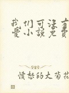 我们可没有谈恋爱小说免费阅读