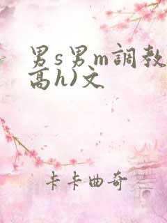 男s男m调教(高h)文