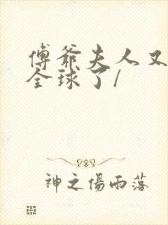 傅爷夫人又惊艳全球了/