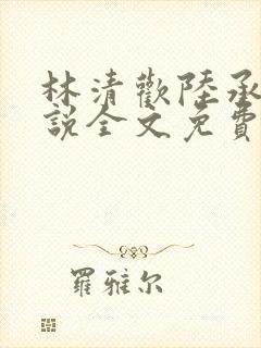 林清欢陆承洲小说全文免费阅读