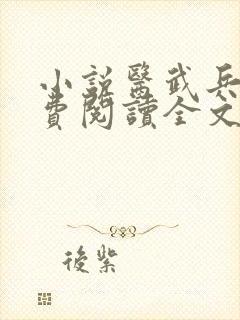 小说医武兵王免费阅读全文