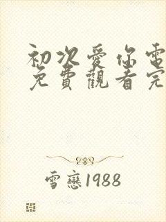 初次爱你电视剧免费观看完整版国语高清