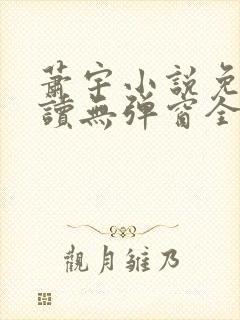 萧宇小说免费阅读无弹窗全文