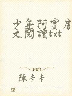 少年阿宾房东全文阅读txt