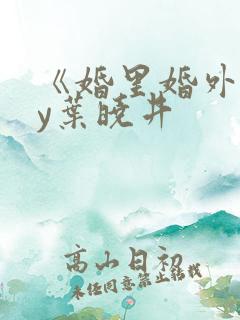 《婚里婚外》by叶晓井