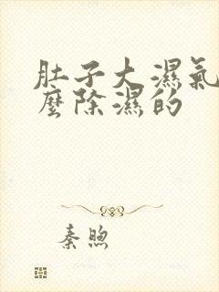 肚子大湿气重怎么除湿的