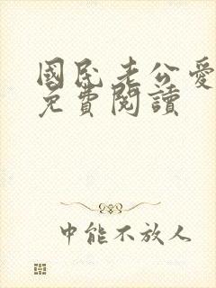 国民老公爱上我免费阅读