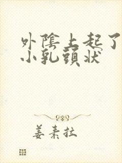 外阴上起了很多小乳头状