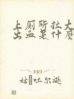 上厕所拉大便拉出血是什么症状