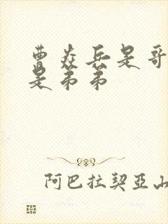 曹焱兵是哥哥还是弟弟