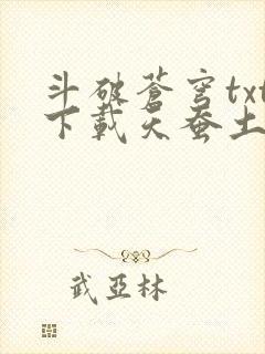 斗破苍穹txt下载天蚕土豆