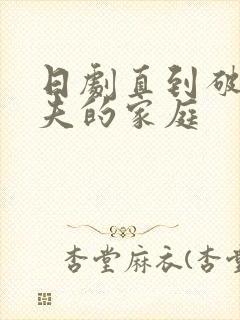 日剧直到破坏丈夫的家庭