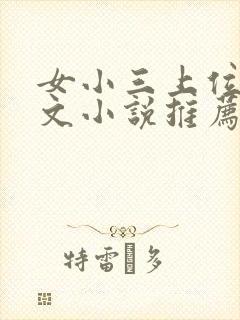 女小三上位高干文小说推荐