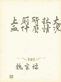 上厕所拉大便出血什么情况