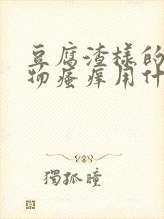 豆腐渣样的分泌物瘙痒用什么药