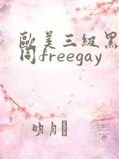 欧美三级黑人男同freegay