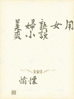 美妇熟女用力好爽小说