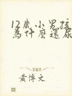 12岁小男孩儿为什么还尿床