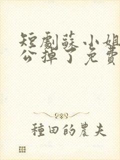 短剧苏小姐你老公掉了免费观看