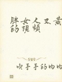 胖女人又黄又骚的视频