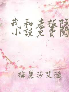 我和老板隐婚了小说免费阅读