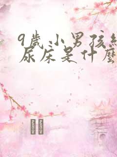 9岁小男孩经常尿床是什么原因