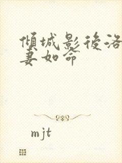 倾城影后洛少宠妻如命