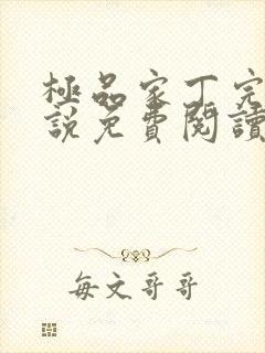 极品家丁完整小说免费阅读免费无广告