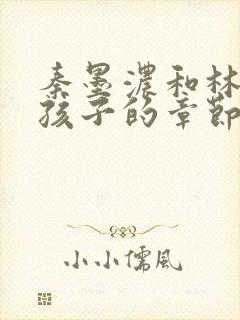 秦墨浓和林阳生孩子的章节