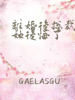 离婚后总裁老婆她后悔了