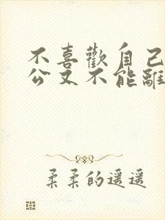 不喜欢自己的老公又不能离婚怎么办