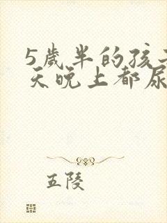 5岁半的孩子每天晚上都尿床是什么问题