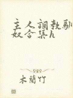 主人调教驯化贱奴合集h