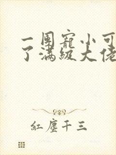 一团宠小可爱成了满级大佬