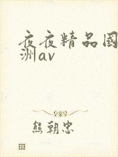 夜夜精品国产亚洲av