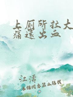 上厕所拉大便又痛还出血