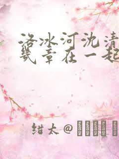洛冰河沈清秋第几章在一起
