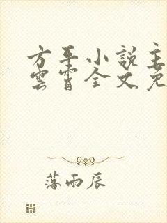 方平小说主角,云霄全文免费阅读最新章节