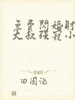 免费闪婚财阀:大叔强宠小娇妻小说